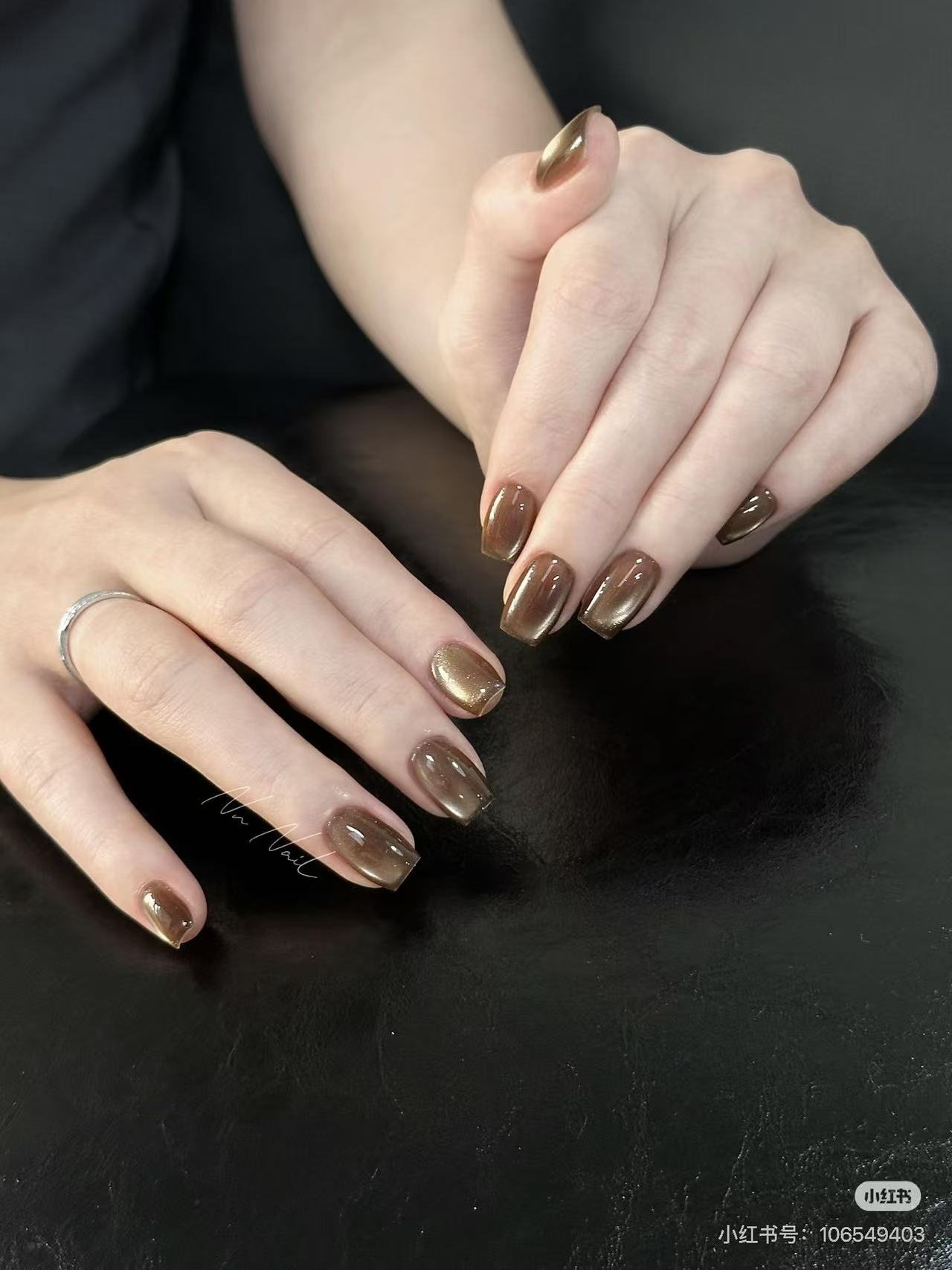  芷间 美甲-焦糖琥珀猫眼 10ML拉线瓶（mordda）