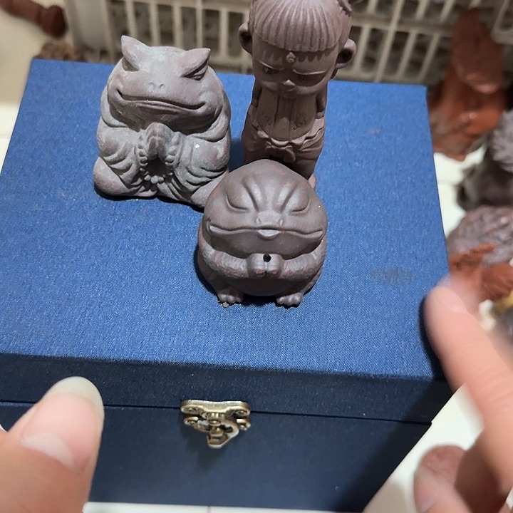 紫砂茶宠骑**穷雕塑瑕疵茶宠