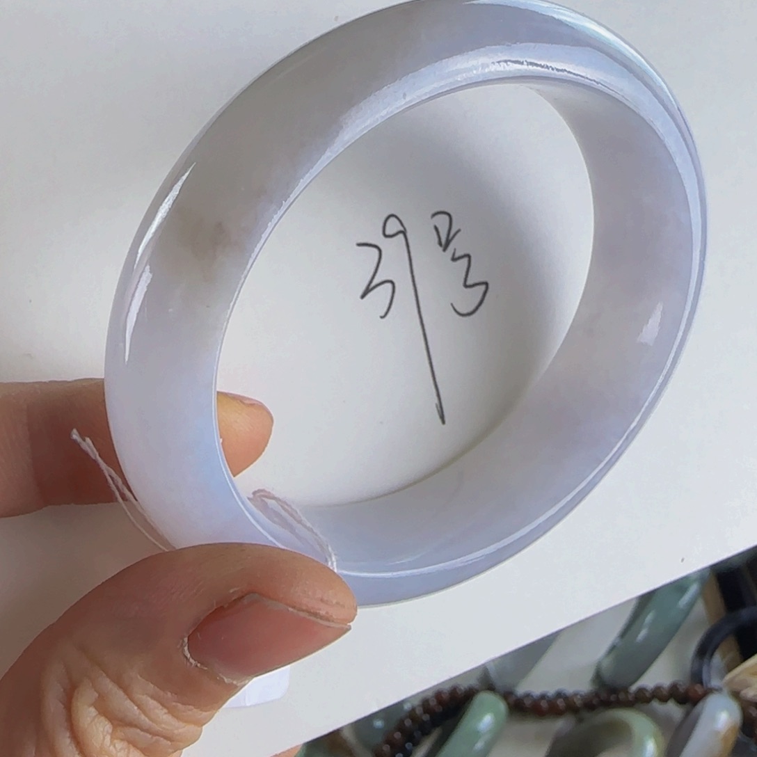 翡翠手镯未镶嵌老坑55.8贵妃