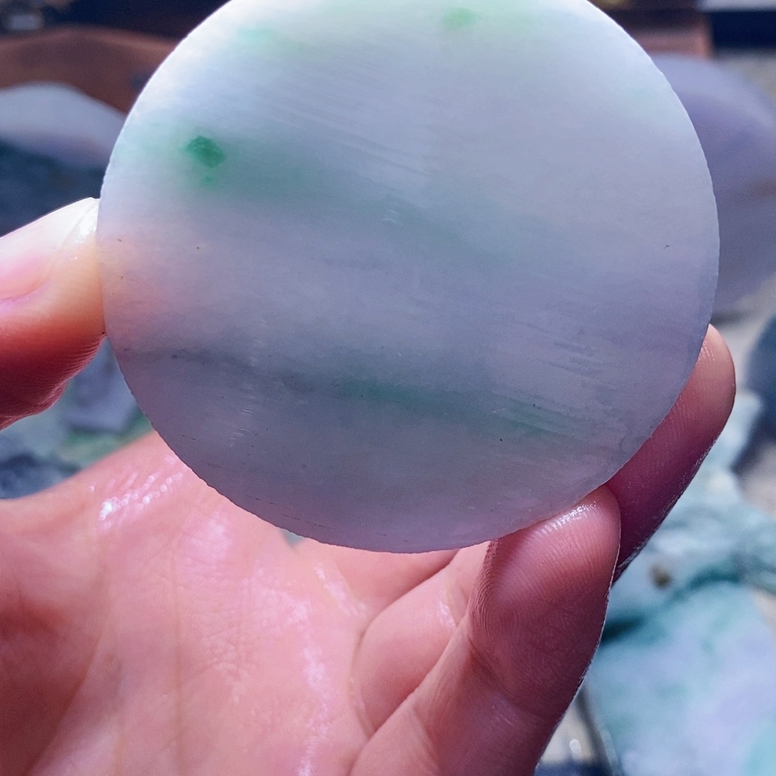 翡翠未镶嵌颈饰888