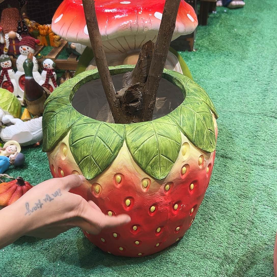 花园摆件红红火火