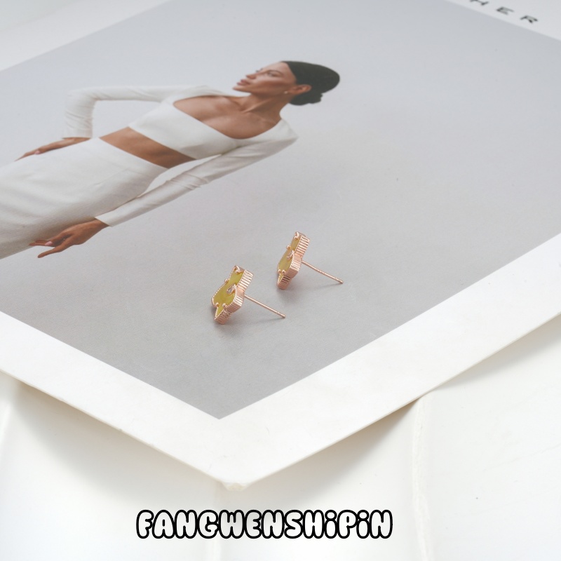 铜合金锆石耳饰 耳环0733