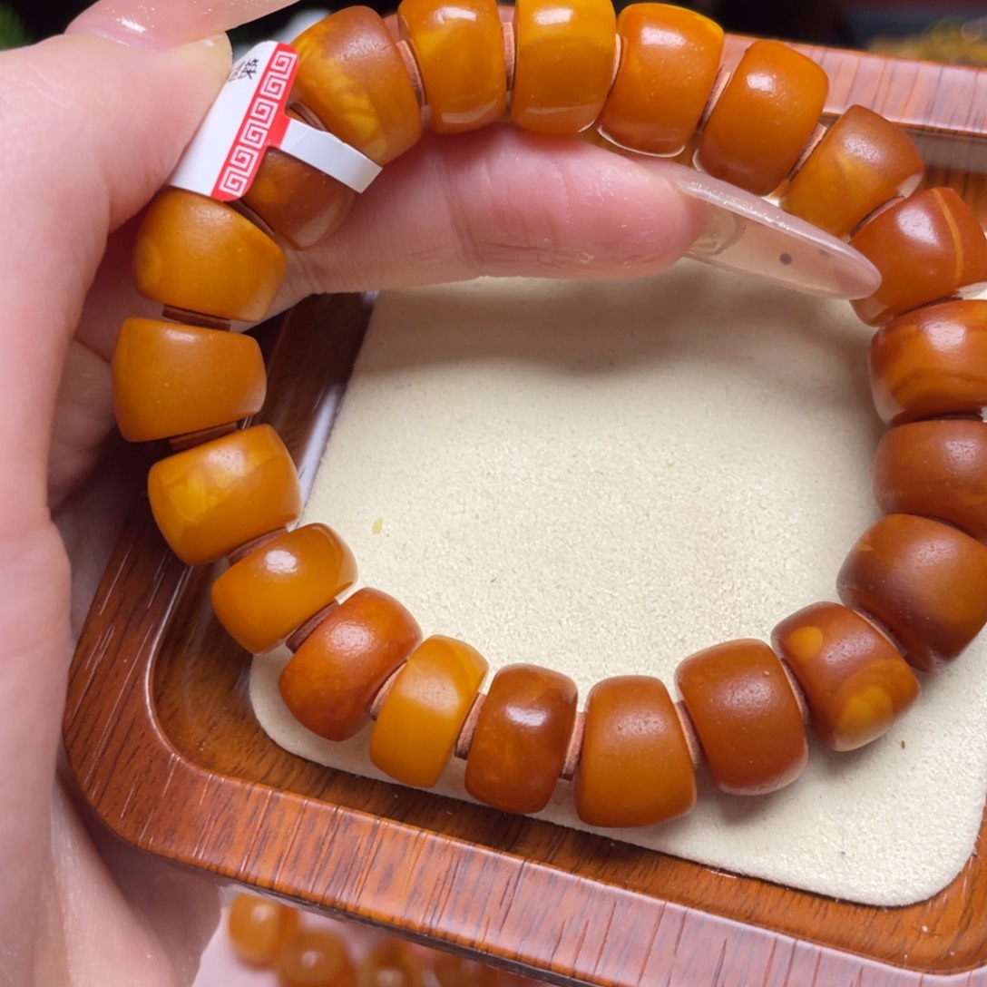 蜜蜡手链未镶嵌手串