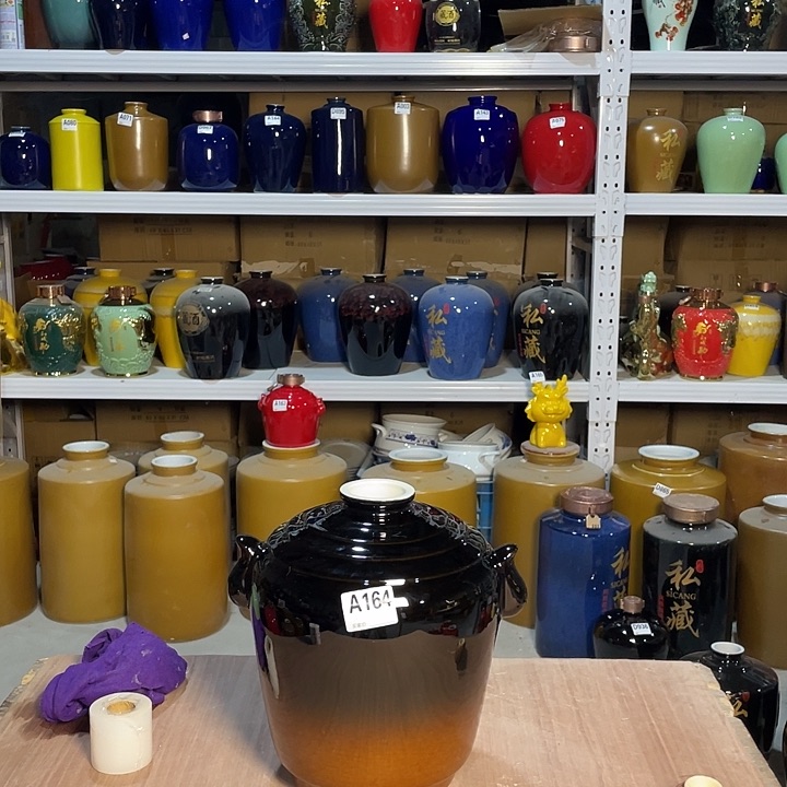 缸：***生164酒坛10斤装高分子盖次品