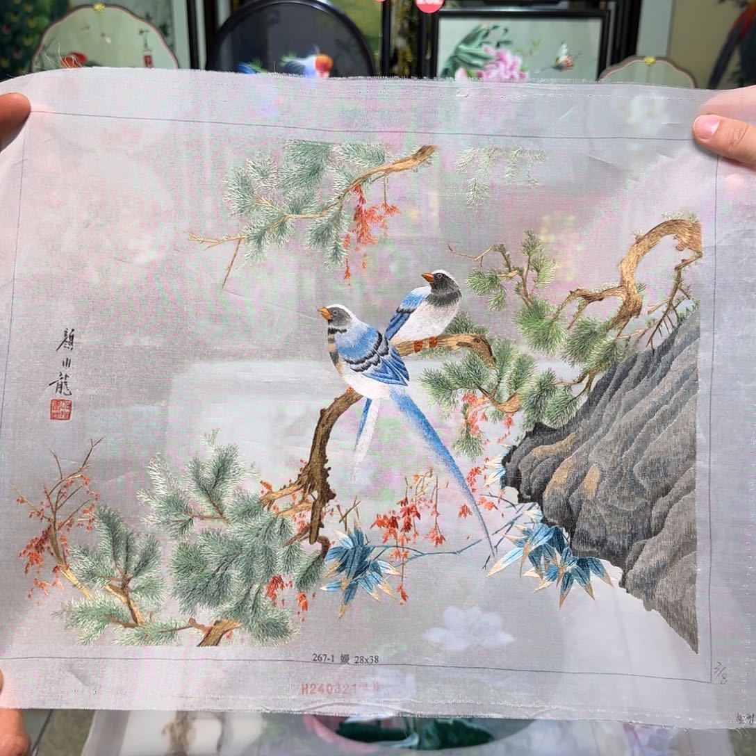 刺绣刺绣工艺精湛