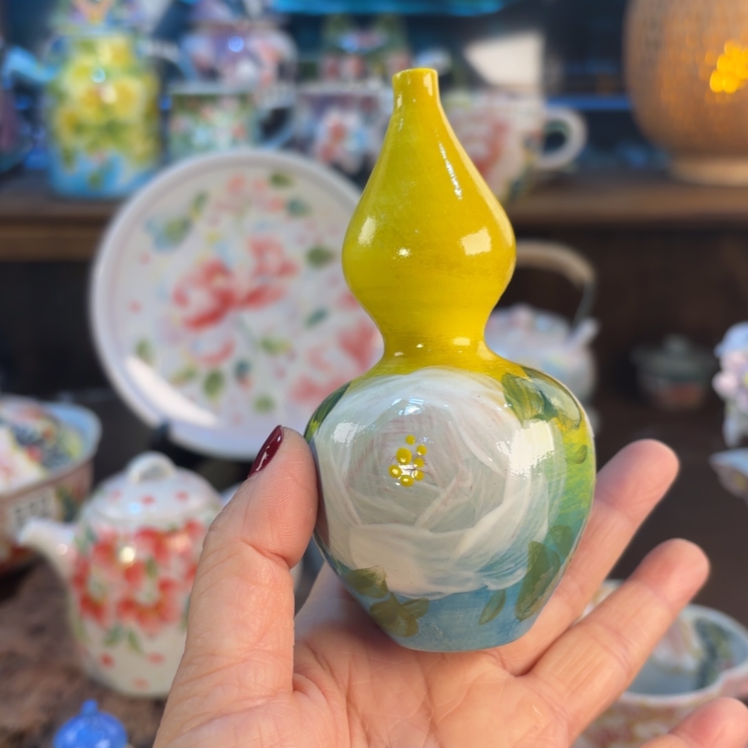 景德镇手绘高温釉下彩陶瓷茶具