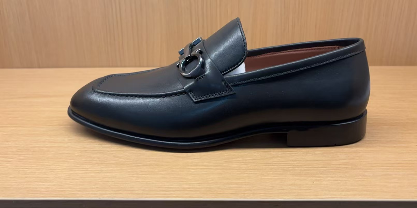 男鞋商务皮鞋时装商务黑色牛皮男款皮鞋马衔扣英伦风透气D7588