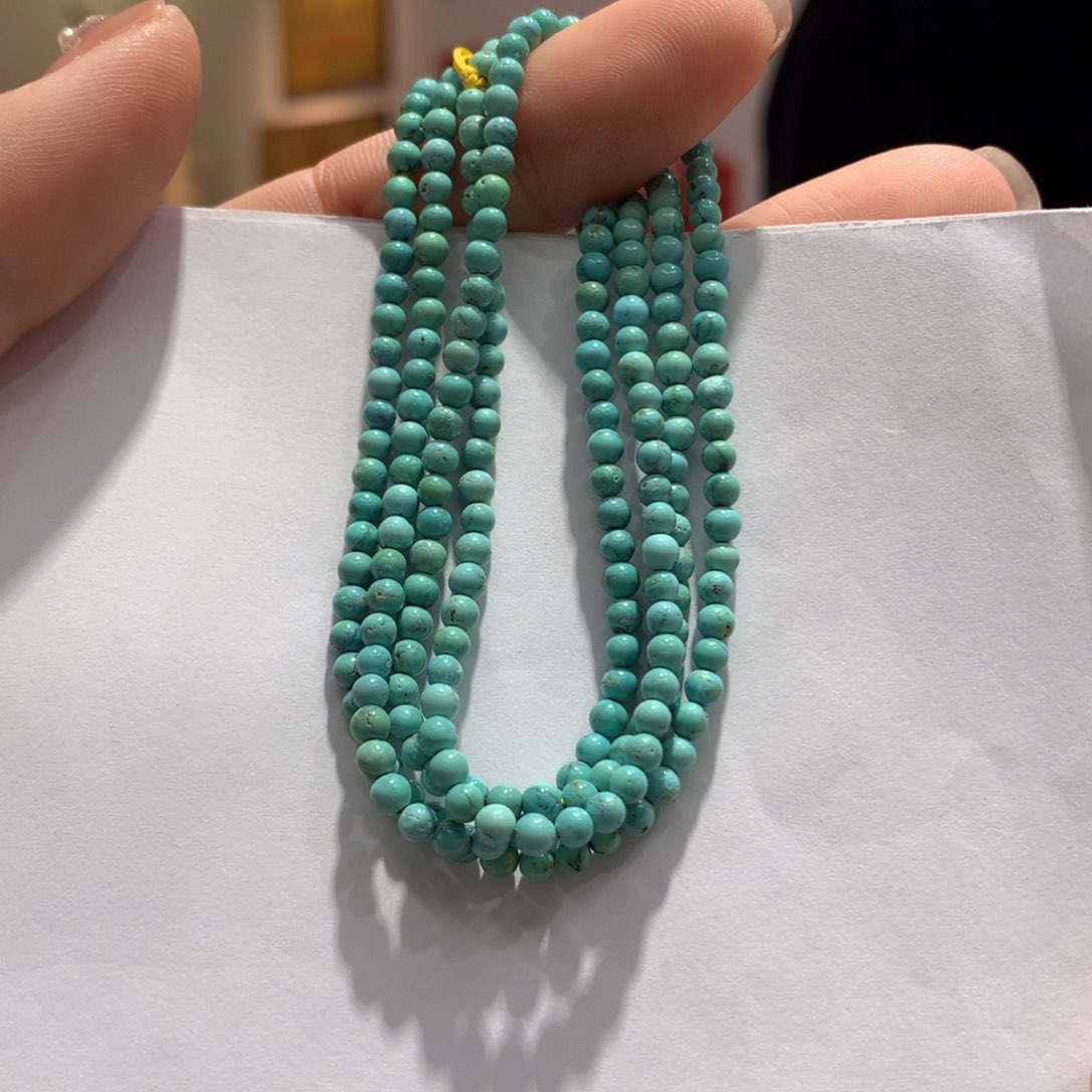 绿松石长链未镶嵌