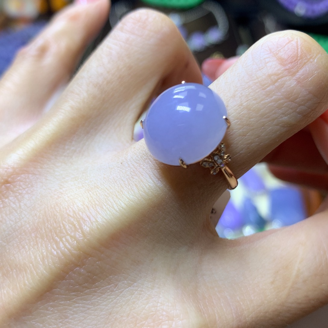 【闪购商品】翡翠颈饰18K金镶嵌翡翠