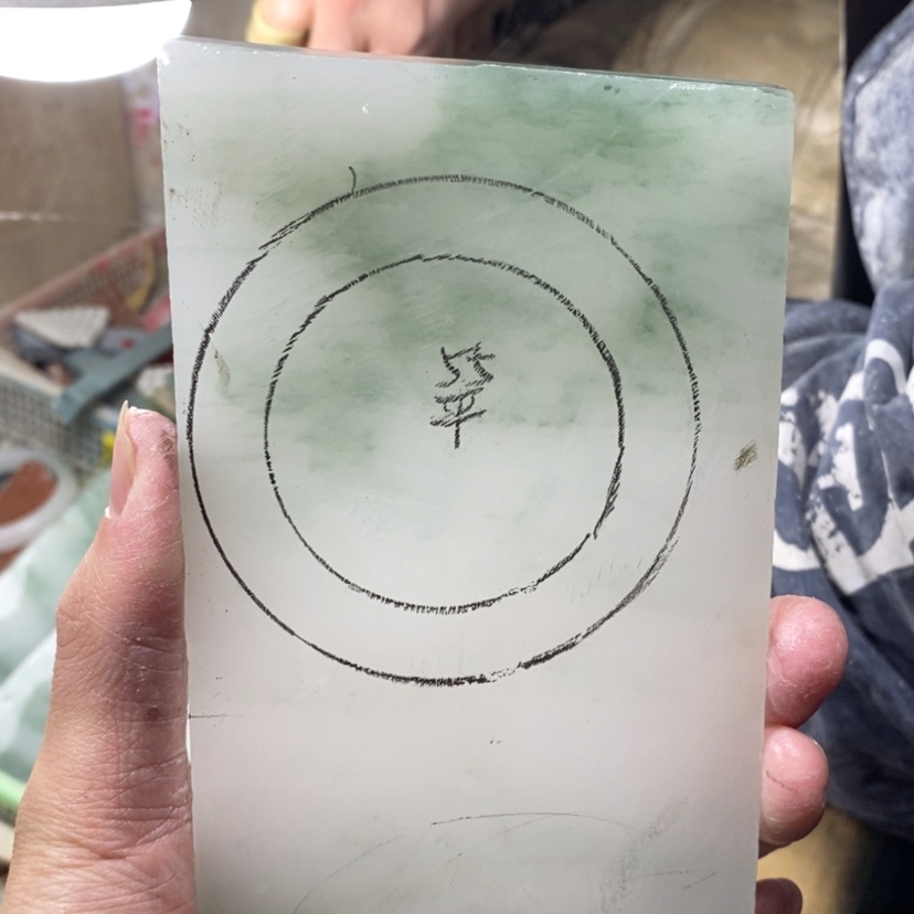 【闪购商品】石英质玉（天山翠）手镯未镶嵌是****定制手镯