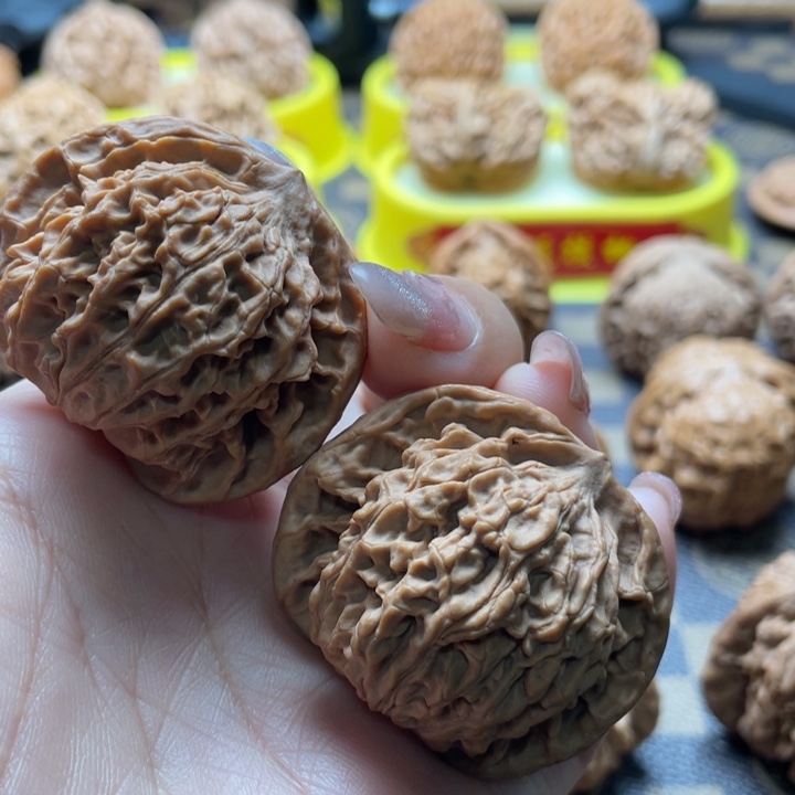 把件文玩核桃42盘龙纹全品无修