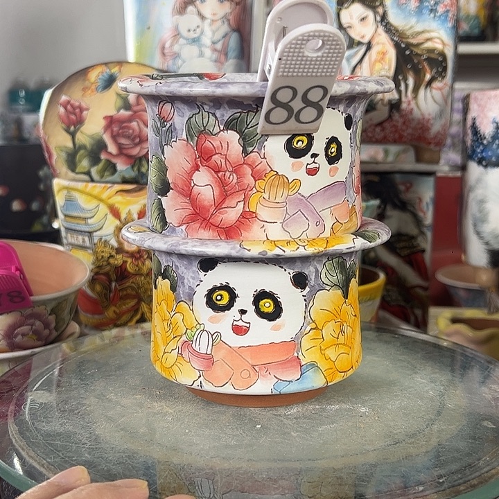 景德镇市手绘花盆性价比超级无敌高