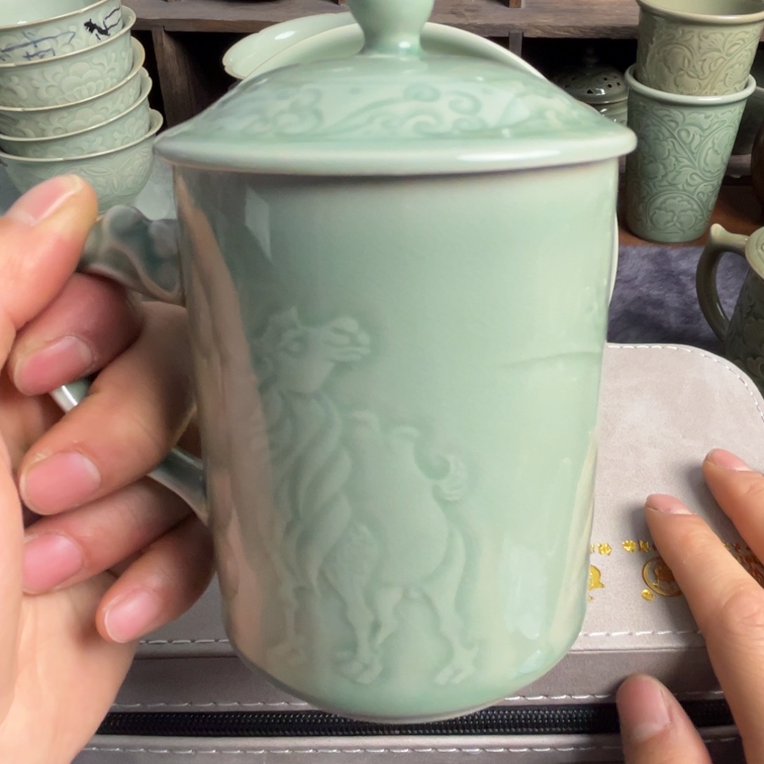 瓷大骆驼盖杯特价