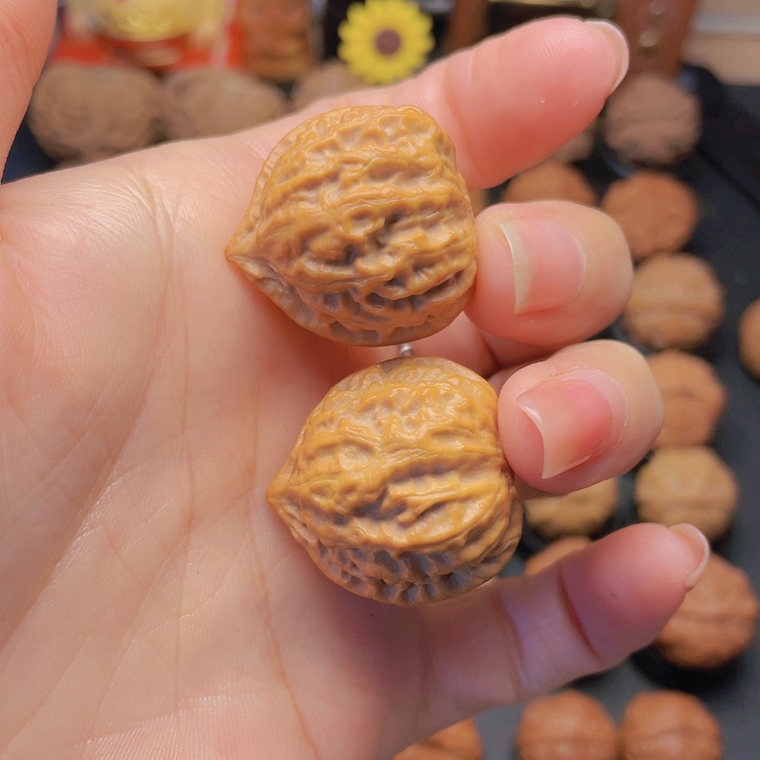 文玩核桃把件文玩核桃心心相印