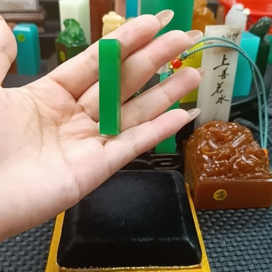 寿山石印石牙签章