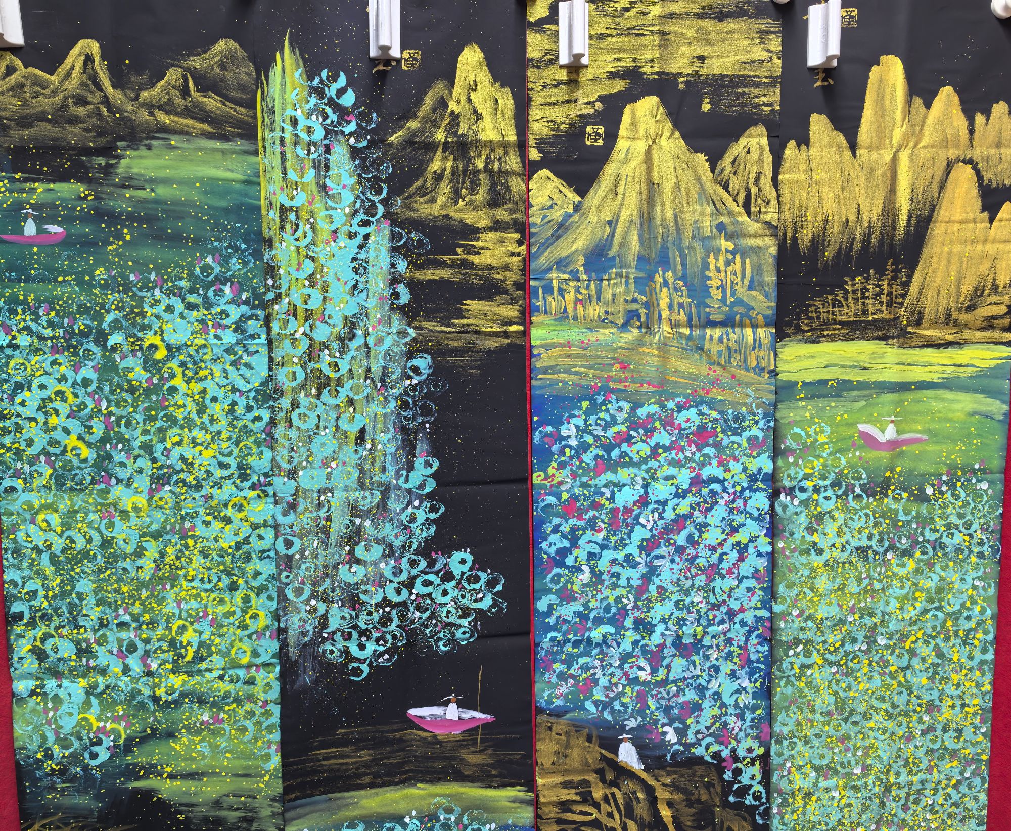 【马李】精品四条屏装饰画通用链接