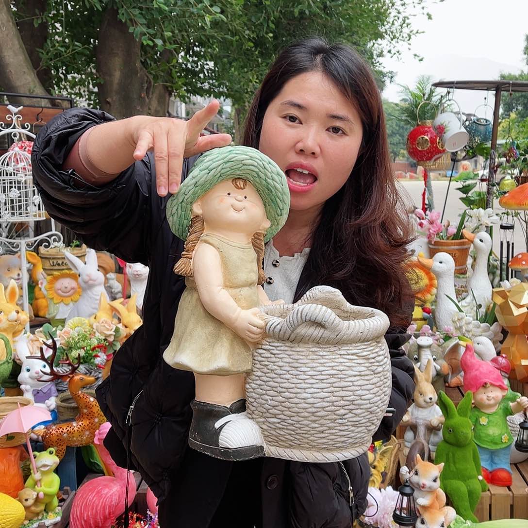 【闪购商品】无铅玻璃花园摆件&000&