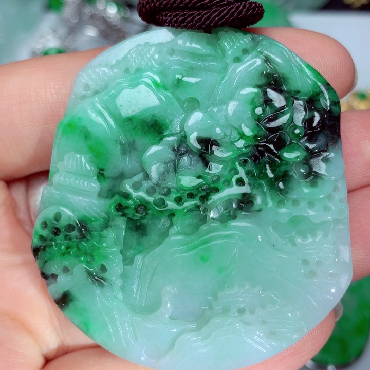 翡翠吊坠(不含链)未镶嵌