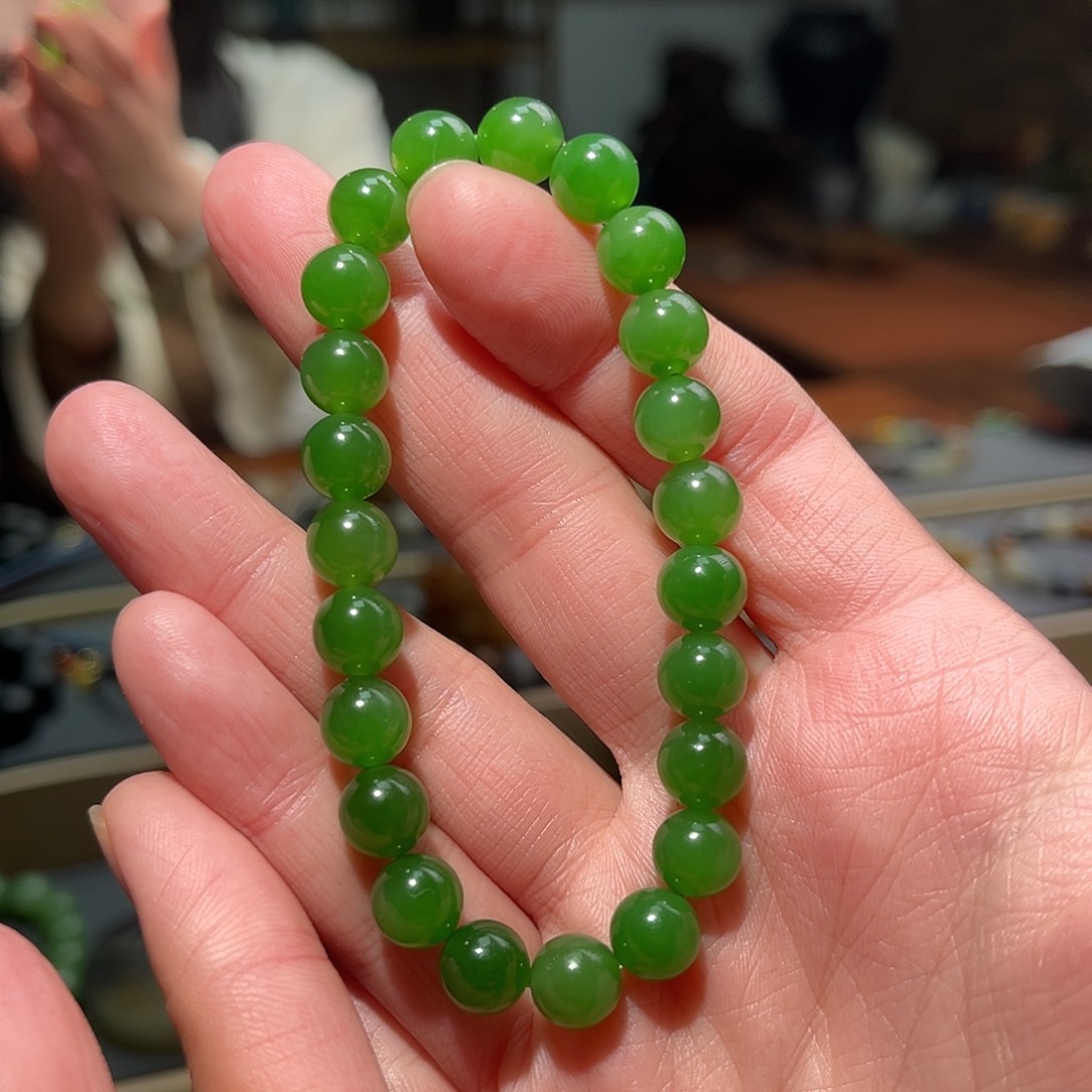 和田玉手链未镶嵌