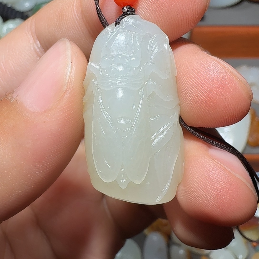 和田玉吊坠(赠链)未镶嵌