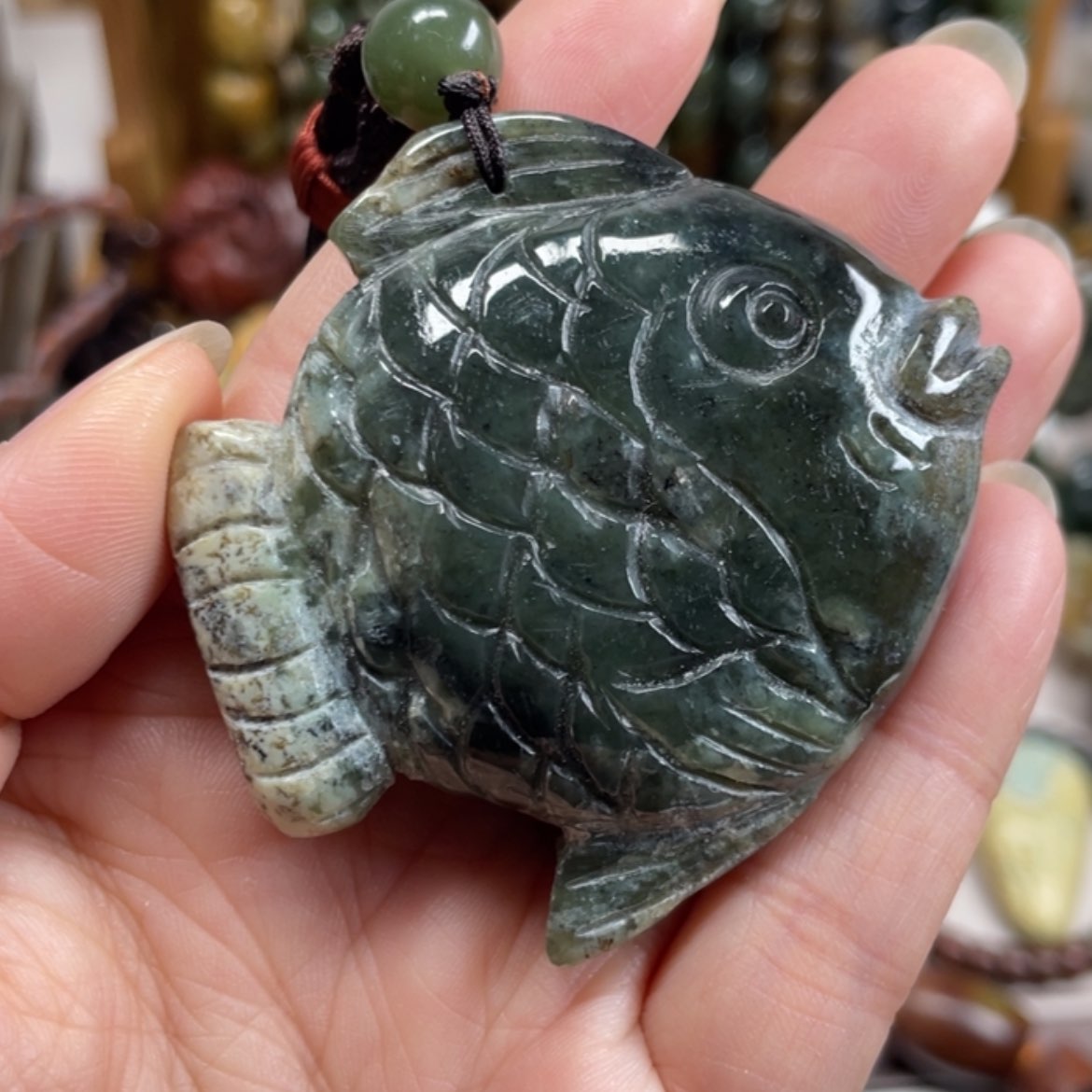 【闪购商品】岫岩河磨玉（透闪石质玉）手把件未镶嵌