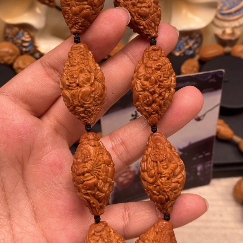 【闪购商品】橄榄核手串橄榄手工雕刻工艺