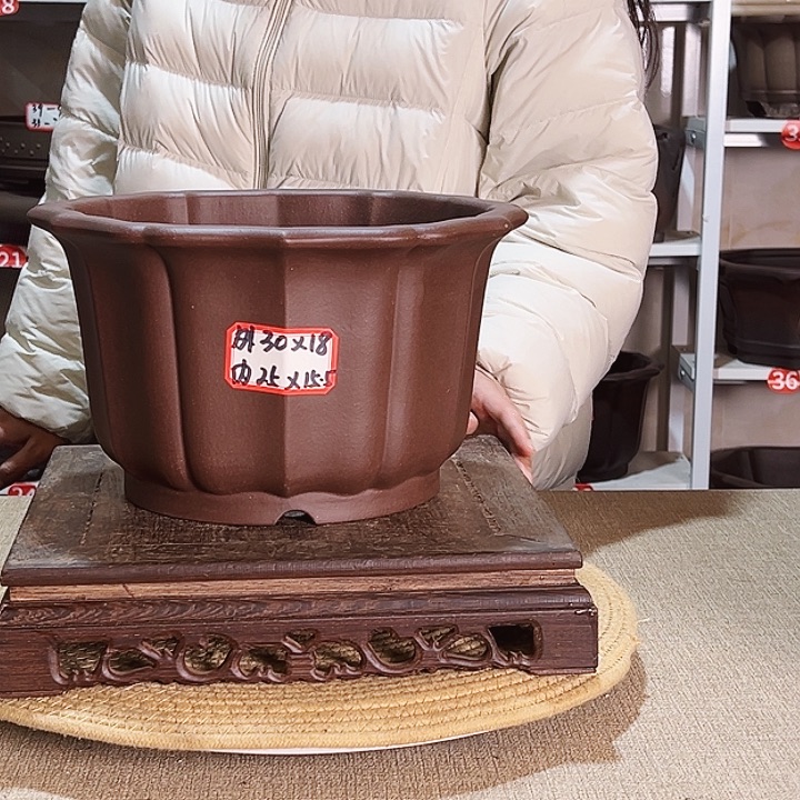紫砂花盆紫砂花盆