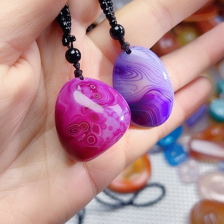 玛瑙/玉髓未镶嵌颈饰