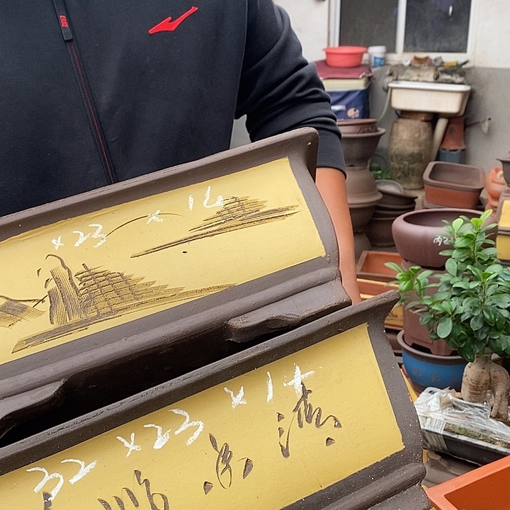 紫砂花盆宜兴紫砂