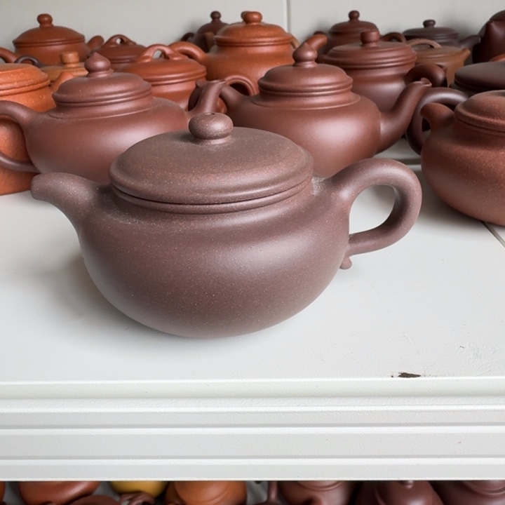 茶杯紫砂紫泥仿古150cc