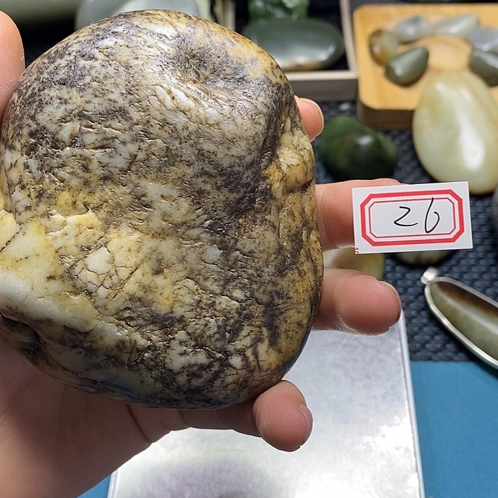 和田玉未镶嵌挂件26