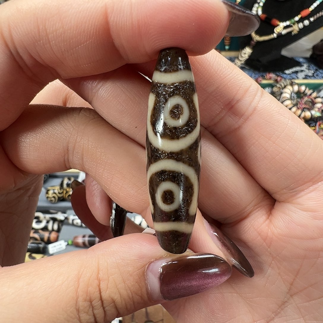 玛瑙/玉髓未镶嵌珠宝半成品老冯超顶灰白十字六眼