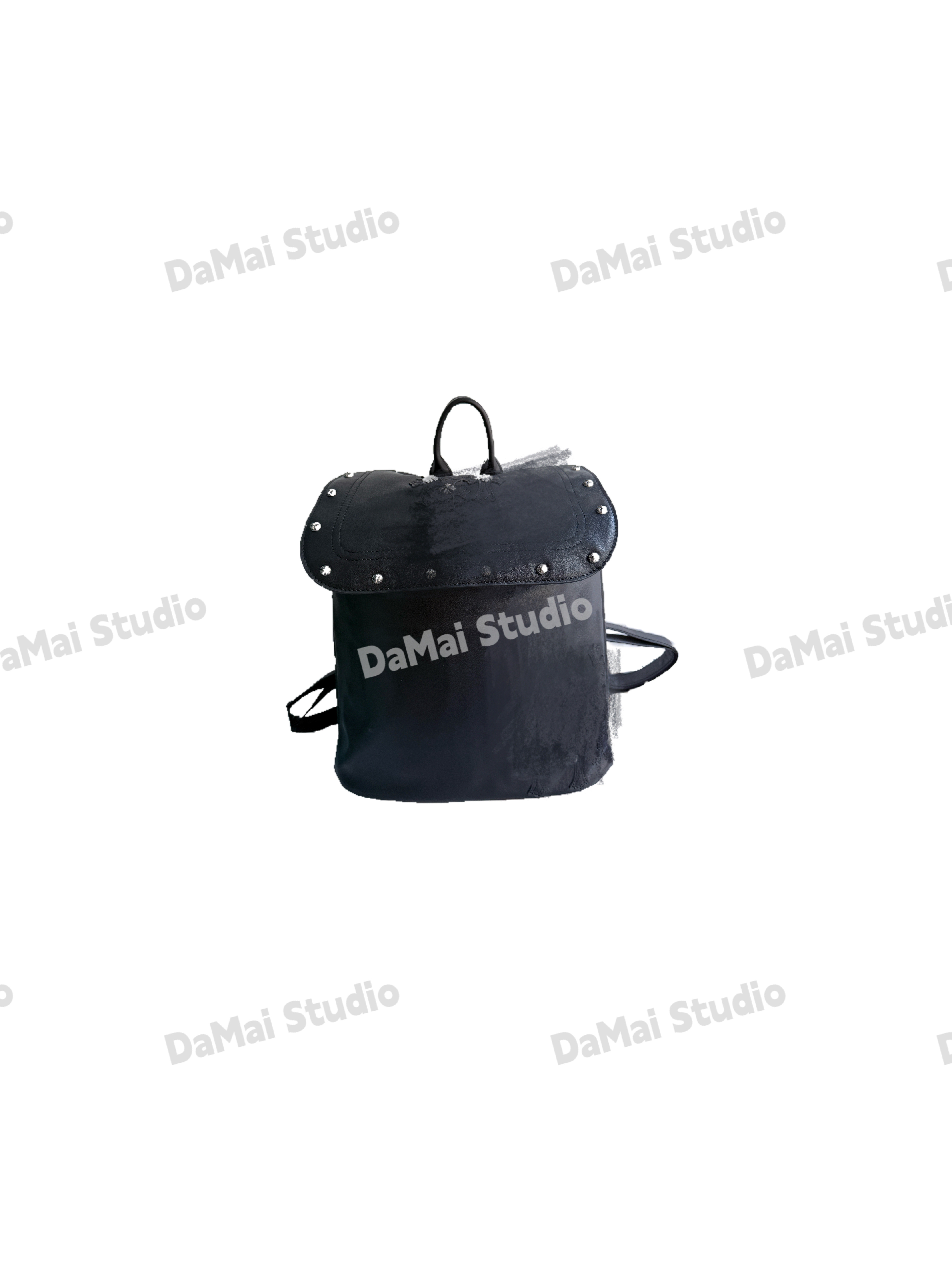 （铆钉双肩）十字铆钉双肩 底长32cm