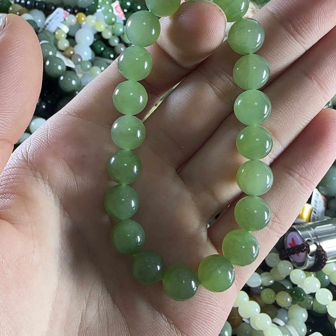 和田玉手链未镶嵌128