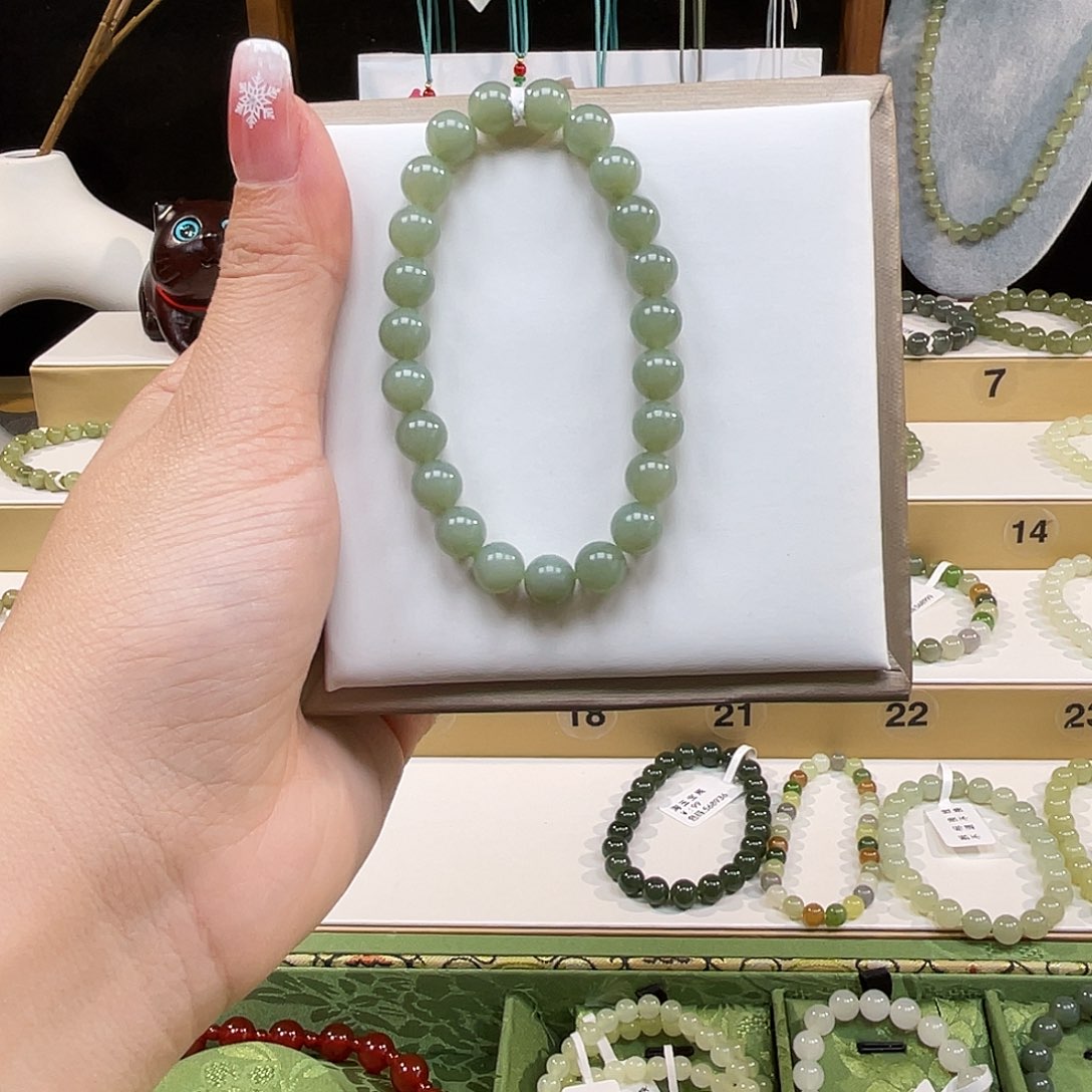 和田玉未镶嵌手链