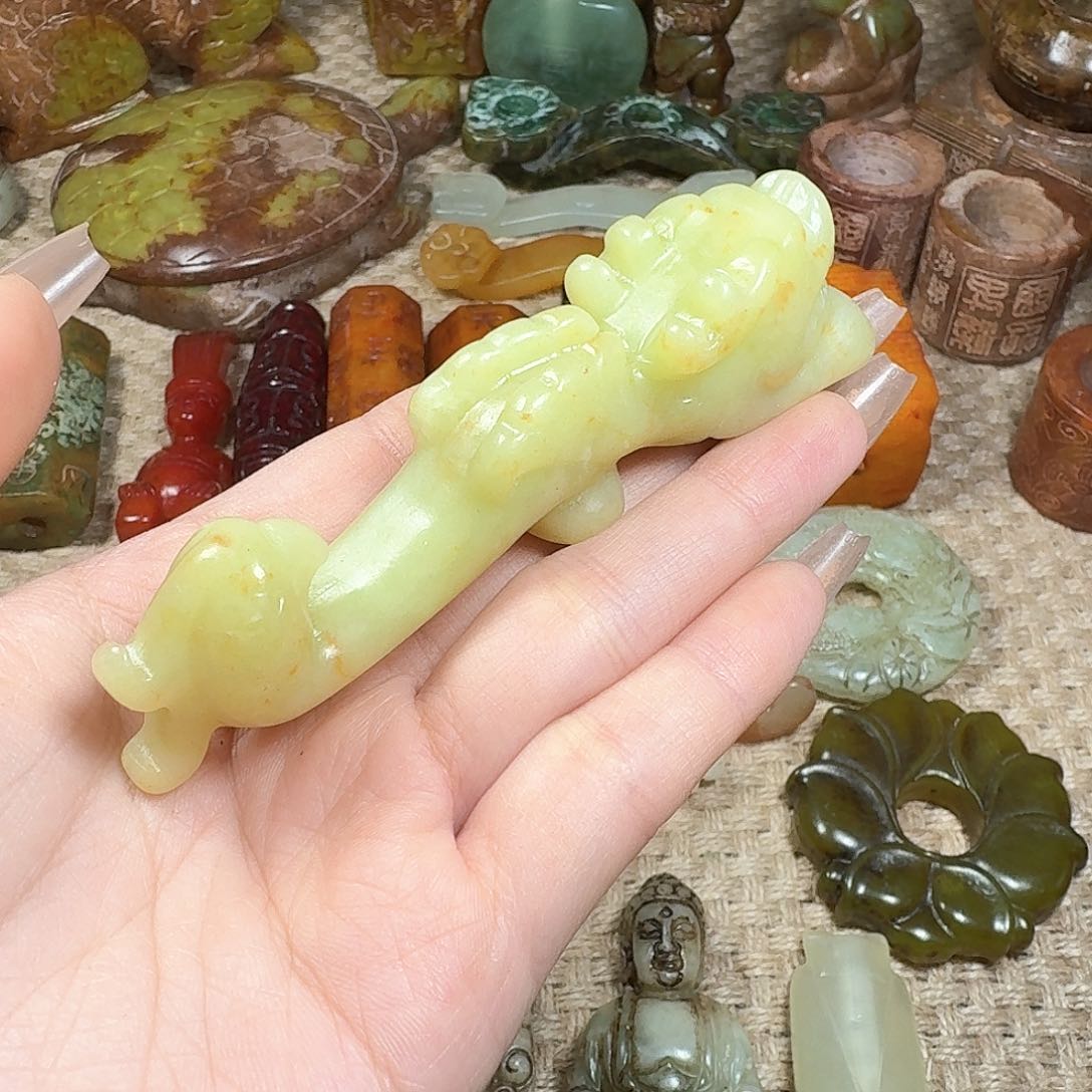 白玉菩提吊坠挂件