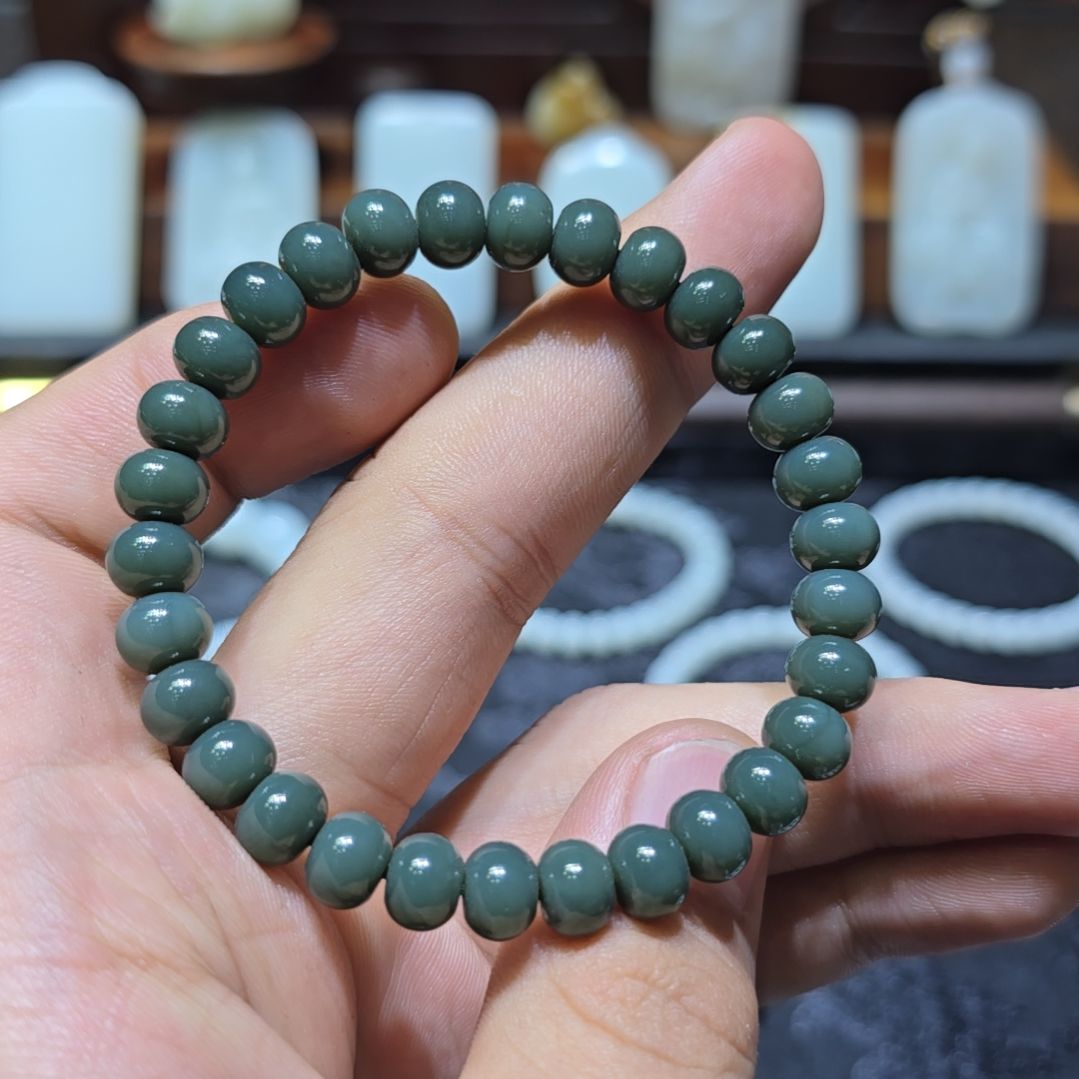 和田玉未镶嵌项圈