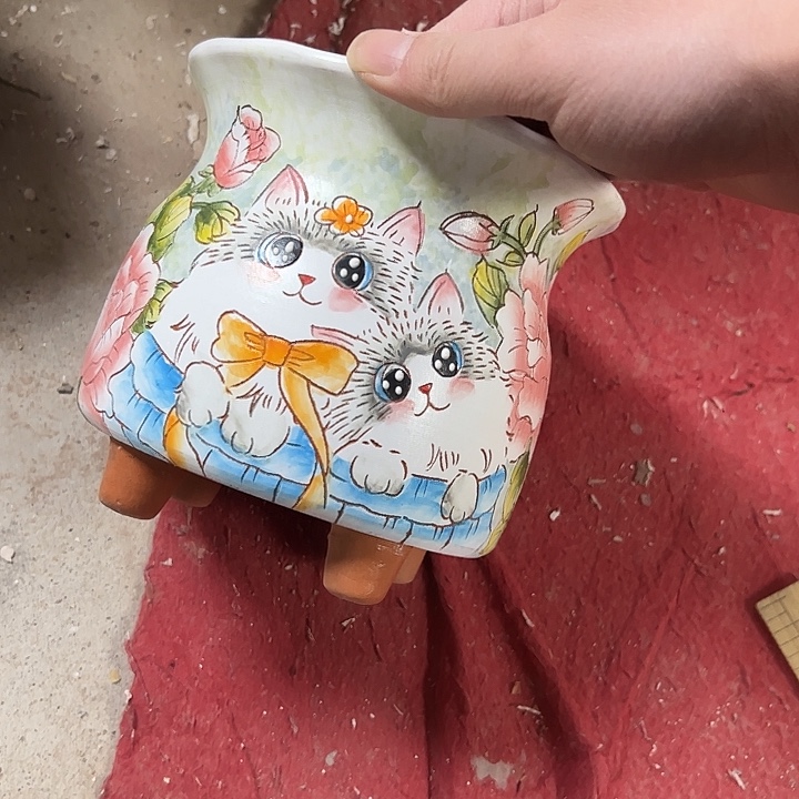 景德镇手绘花盆性价比超高