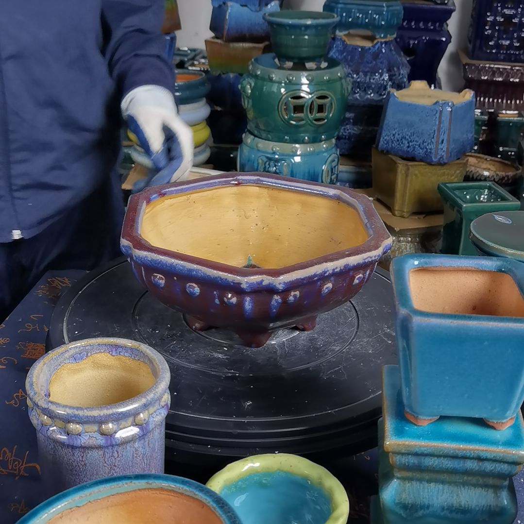 内口22×23深9石湾花盆默认微瑕