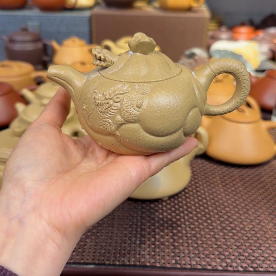 本山绿泥茶壶梨皮预售200毫升左右