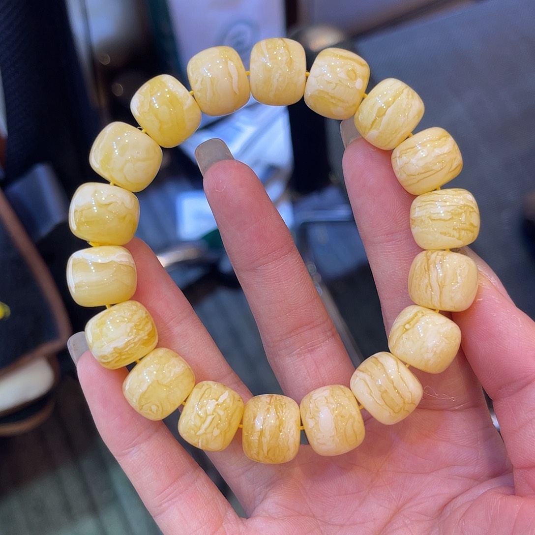 未镶嵌琥珀手链蜜蜡手串