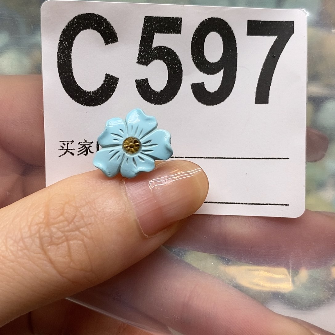 未镶嵌绿松石绿松石配饰定制