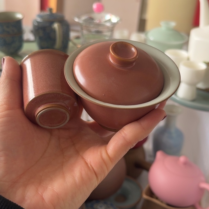 微瑕陶瓷茶具茶杯茶壶