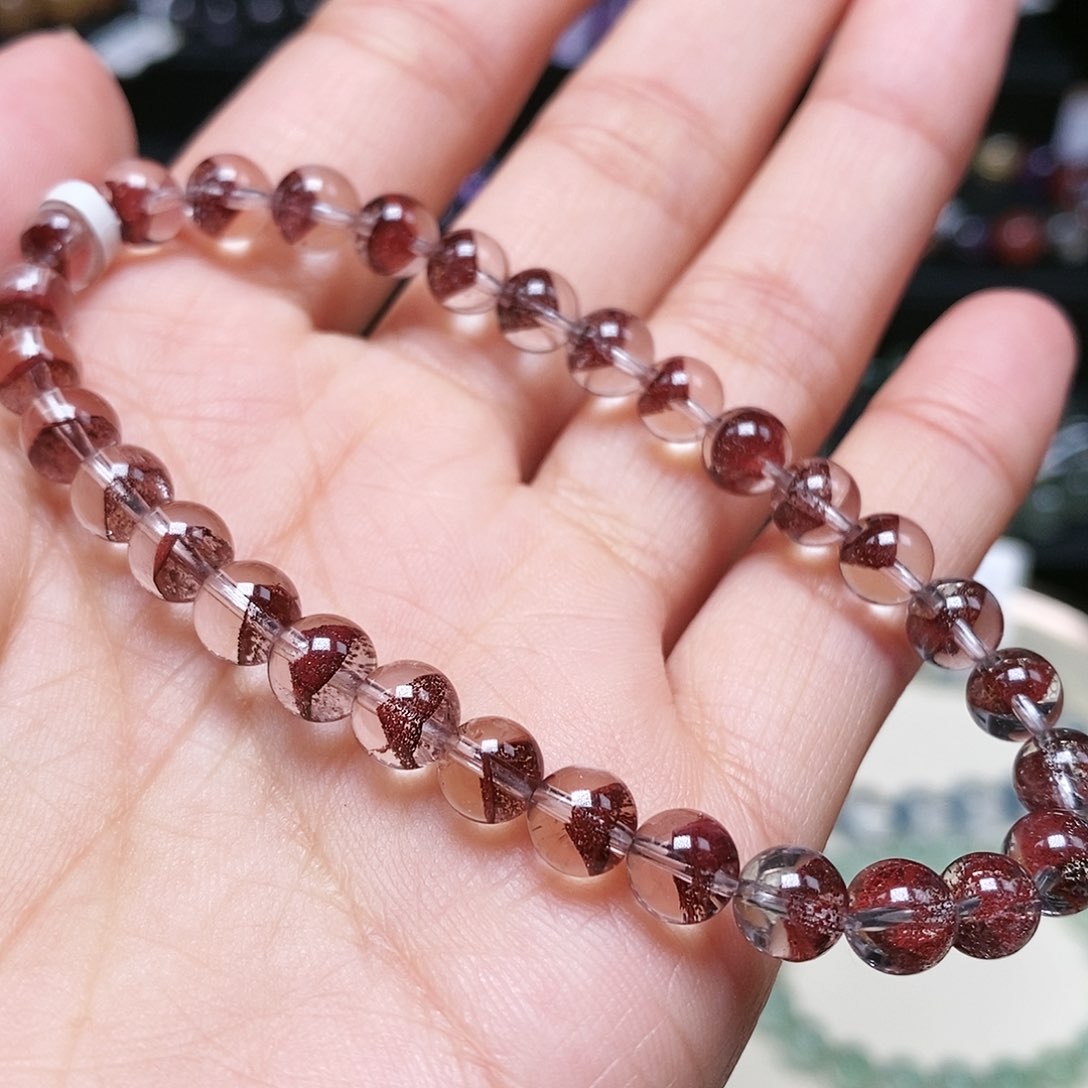 水晶手串未镶嵌红幽灵