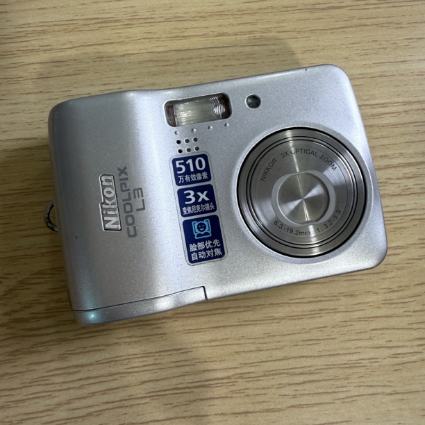 95新 Nikon/尼康 L3，510万像素，no退no换