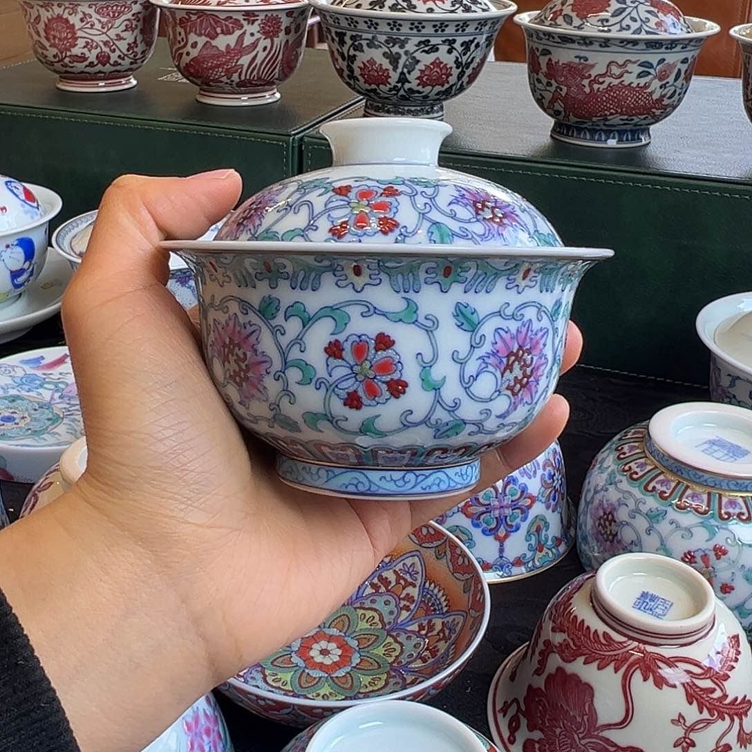 H冉月观隐盛世唐宫盖碗