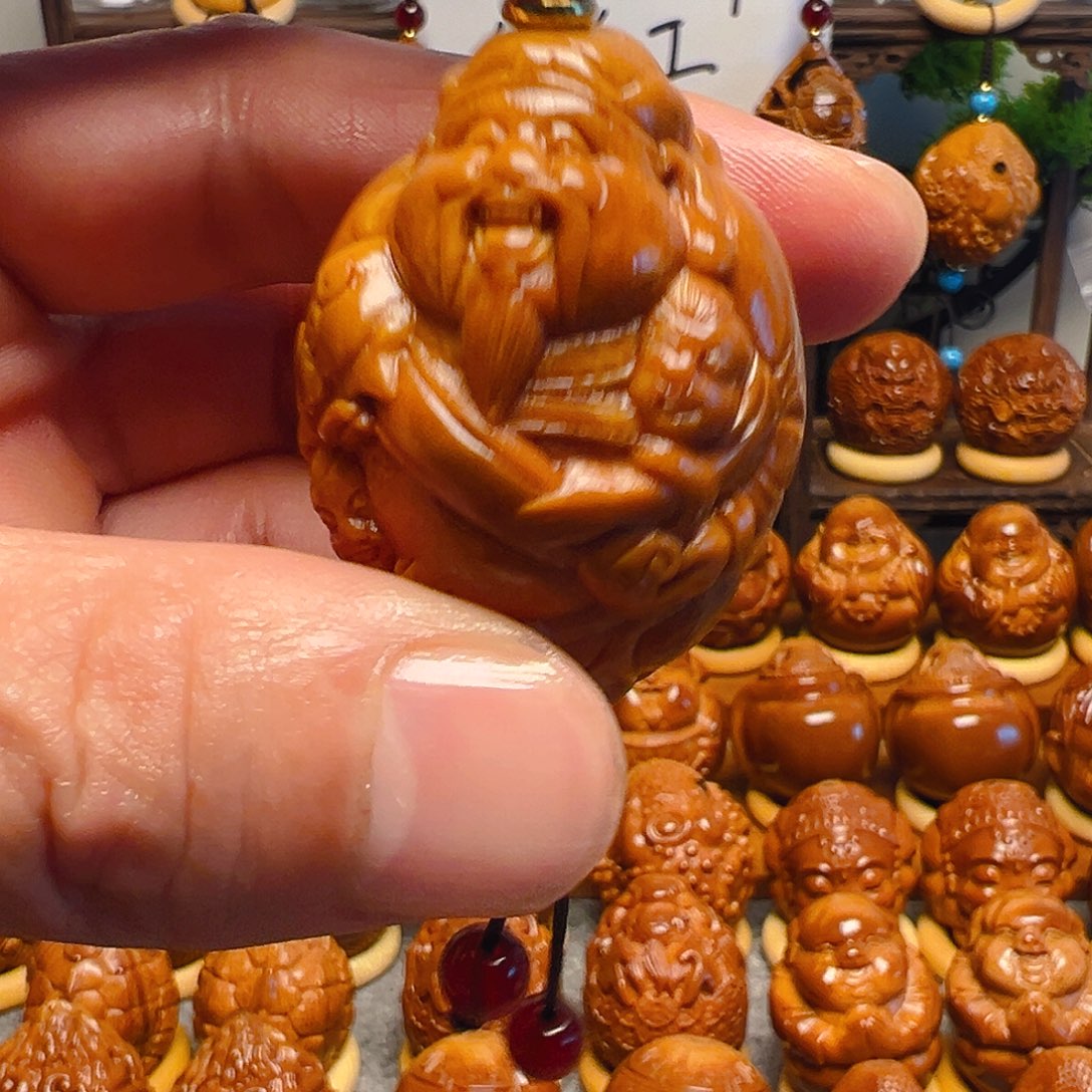 橄榄核手串/手链财神一颗