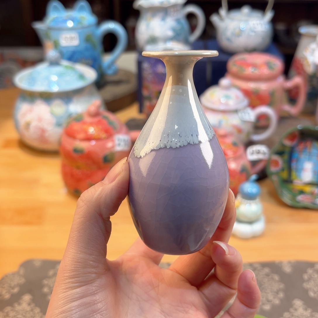 景德镇手绘高温釉下彩陶瓷茶具