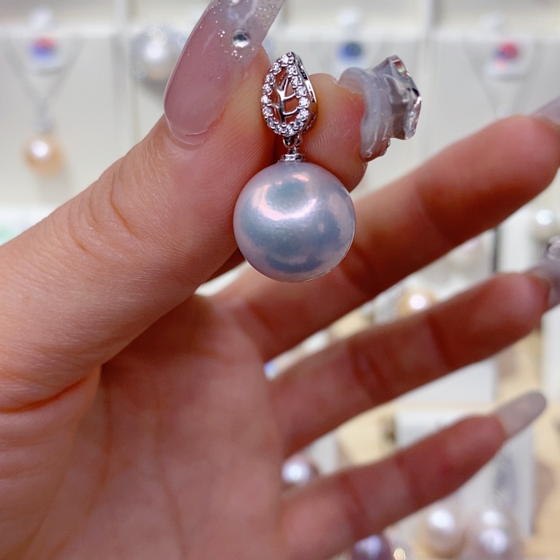 淡水珍珠未镶嵌吊坠(赠链)13➕