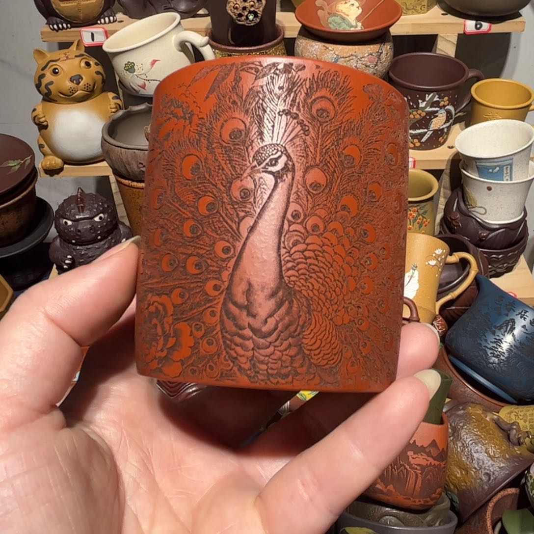 紫砂茶杯宜兴紫砂主人杯